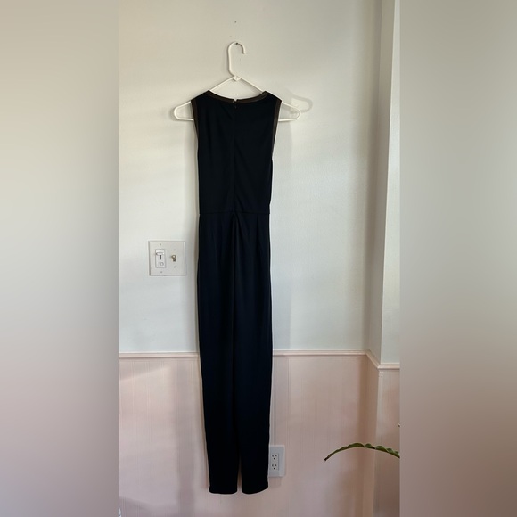 LRL Navy Blue Jersey Sleeveless Jumpsuit Classic Old Money Timeless Preppy - Picture 6 of 9